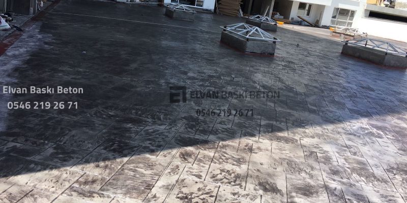İstanbul – Başakşehir Özel Çınar Fen Lisesi Baskı Beton Uygulaması