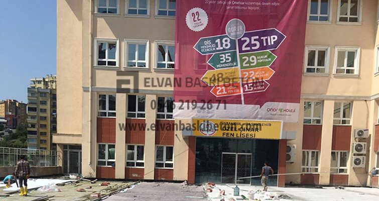 İstanbul - Başakşehir Özel Çınar Fen Lisesi Baskı Beton Uygulaması