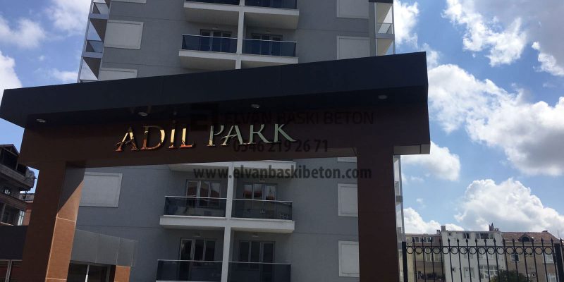 Sultangazi Adil Park Sitesi Baskı Beton Uygulaması