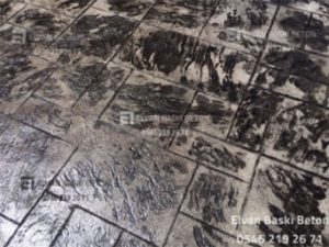 Zeminlere yeni bir yüz, şık bir görünüm için baskı beton